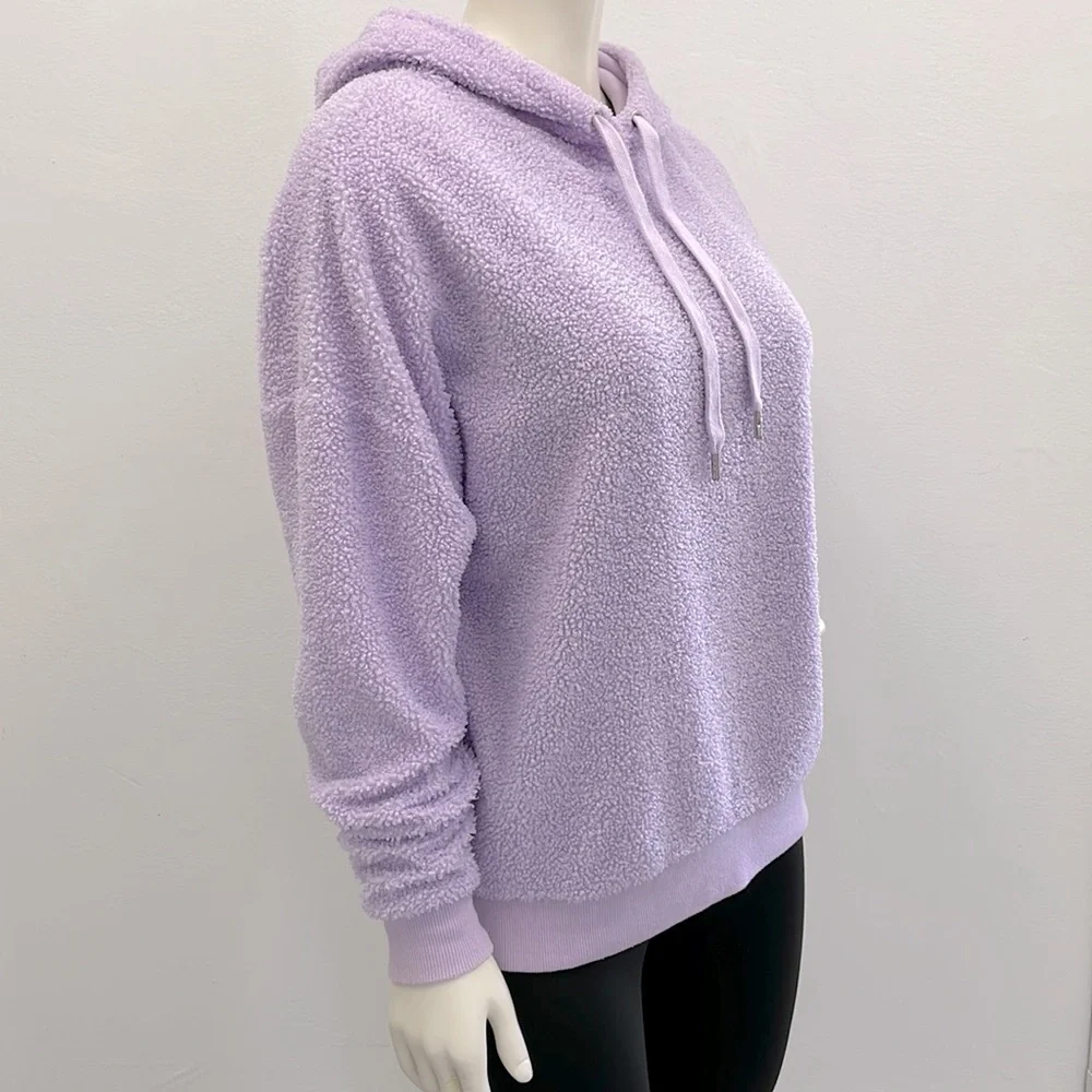 New Look • Lilac Teddy Hoodie - Picture 2 of 12